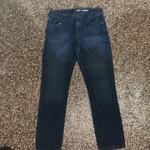 Blue jeans size 14 H skinny adjustable waist